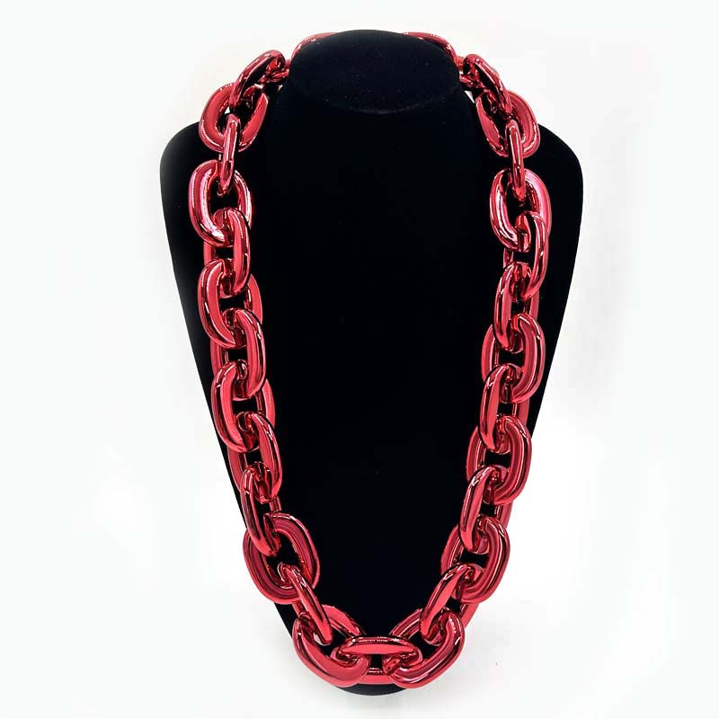 Amazon europeo y americano nuevo en forma de U hip hop CCB exagerado collar de oro grande rendimiento personalizado fiesta Festival accesorios de rendimiento