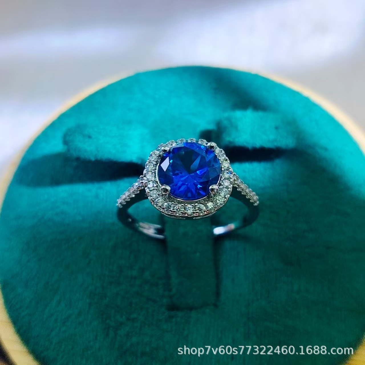 Blue a3 open ring