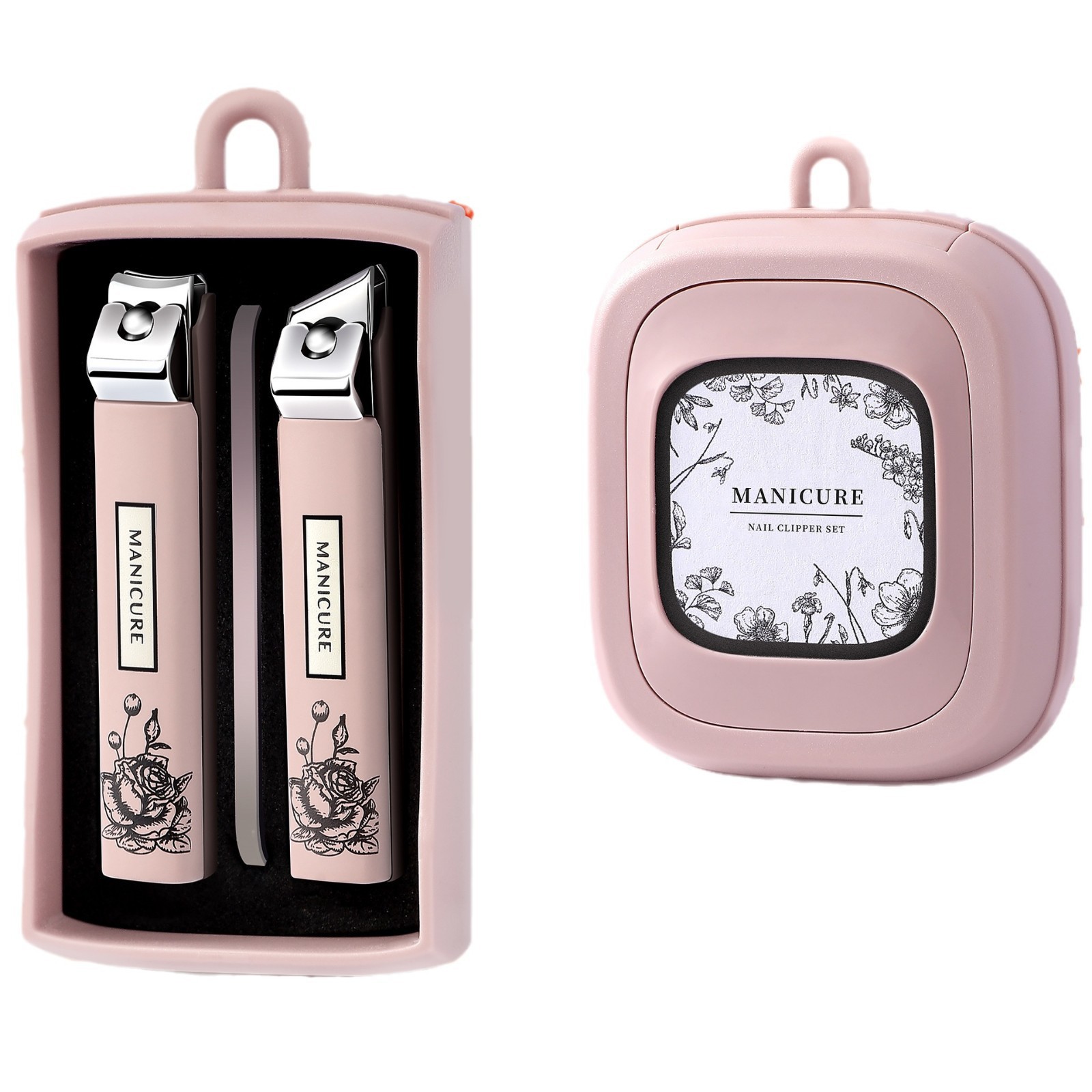 Ventas directas de tijeras de uñas en caja, conjunto de cortadores de uñas, conjunto de herramientas de reparación de uñas, regalo, conjunto de pinzas de uñas
