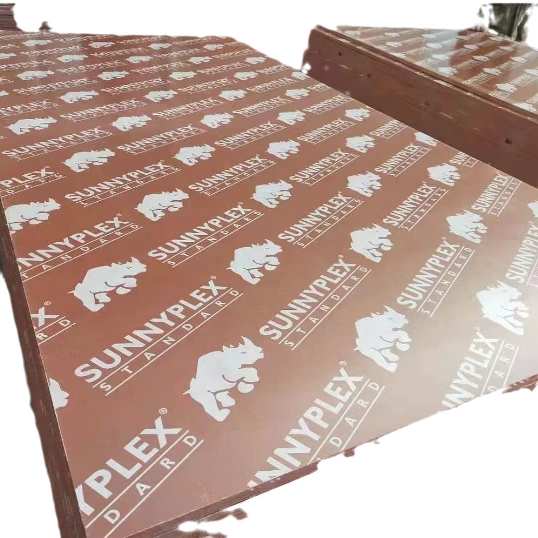 Fabricante de construcción de plantilla de revestimiento marrón al por mayor de madera contrachapada de alta calidad Tablero multicapa de 3-18mm Tablero completo de madera contrachapada