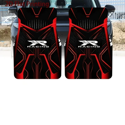 Avtomobil döşəmə paspasları — Cross-Border Temu Car Floor Mats Four-Piece - ra-bee-net-foot-pad-red-4565cm-front-row-two-pieces