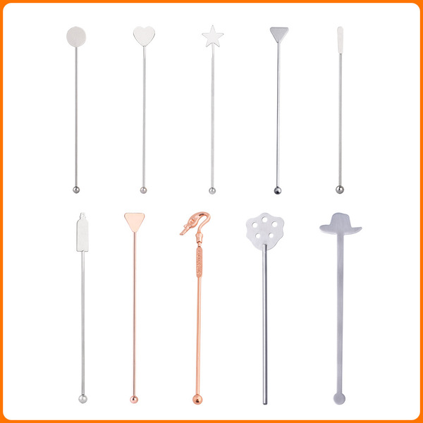 Coffee mixing stick stainless steel