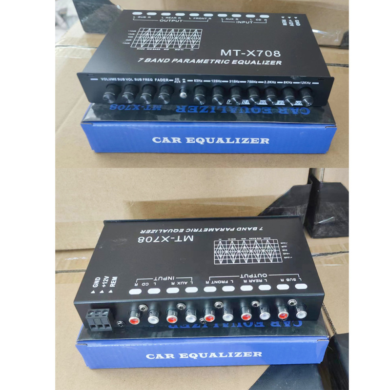 Foshan Factory Car Equalizer 7-Band Equalizer Car Audio Eq Tuning Crossover Amplifier Power Amplifier Foshan Factory Car Equalizer 7-Band Equalizer Car Audio Eq Tuning Crossover Amplifier Power Amplifier