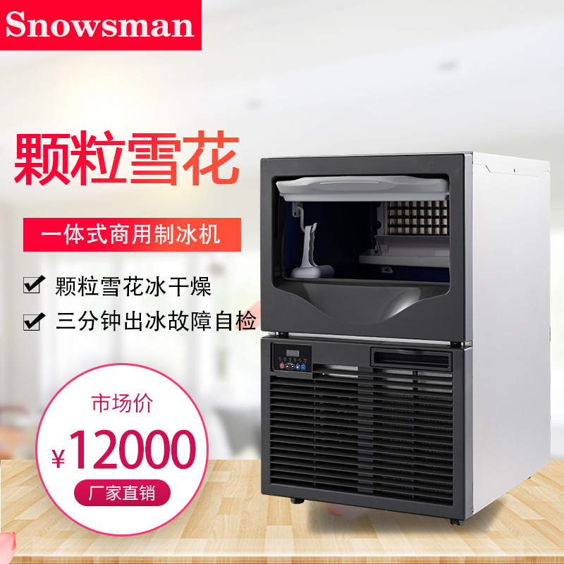 上海雪人颗粒雪花制冰机AF-120-330商用实验室刺身生鲜60-150公斤