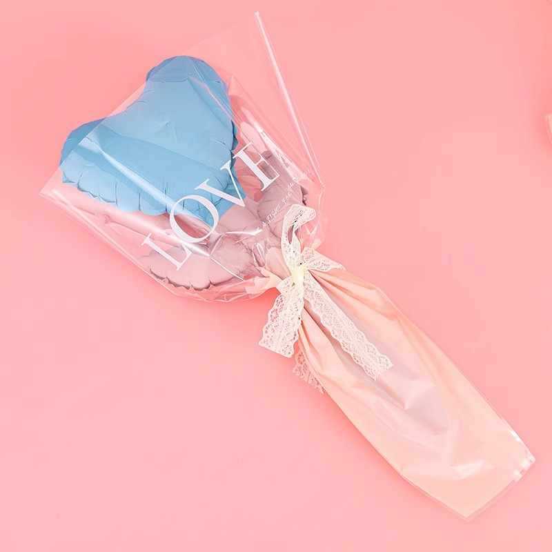 Nuevo Qixia día de San Valentín ramo de flores globo de mano globo de flores de amor, día de la madre para enviar globo de diosa