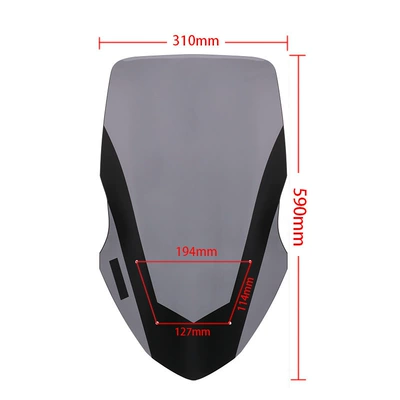 Motorcycle Heightening Glass – Motorcycle front windshield