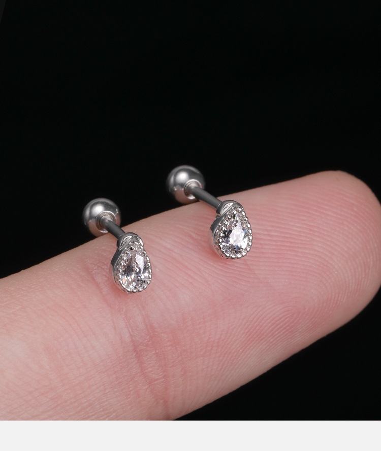 Geometric Diamond Rhinestone Lightning Ear Cuff Earring for Women detail image 9