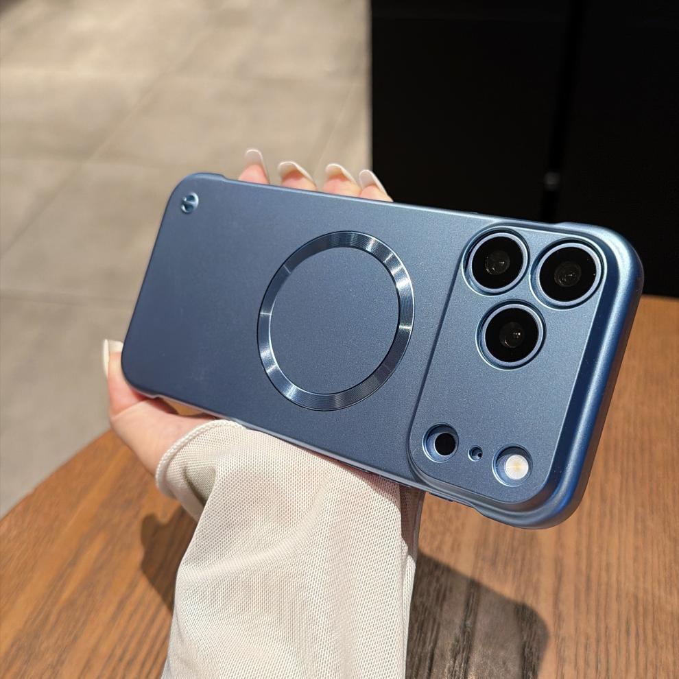 适用苹果18Pro手机壳iPhone17Promax高级感磁吸无边框车载保护16