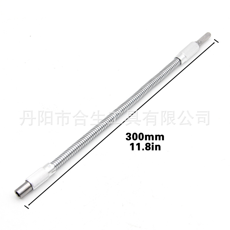 Cruz-frontera 300mm color mango hexagonal metal universal eje flexible destornillador cabeza cambio destornillador cabeza conexión varilla de extensión