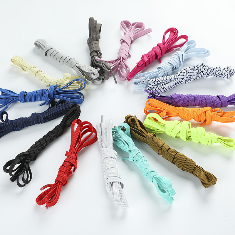 Solid Color Shoe Accessories Cloth Comfort All Seasons Shoelace display picture 1