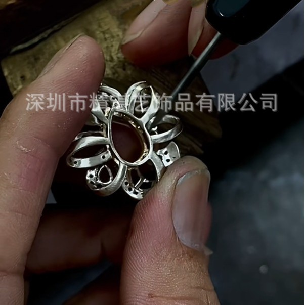 精工原创设计师品牌珠宝首饰定制 金银铜不锈钢锌合金钛合金材料