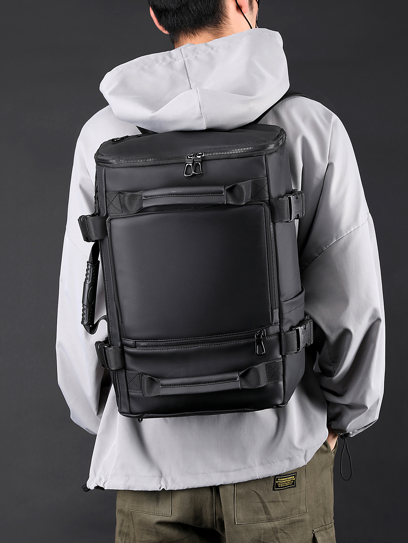 Nueva mochila para hombre, bolso de computadora de gran capacidad de negocios, bolso de mensajero de hombro multifuncional, mochila de viaje portátil