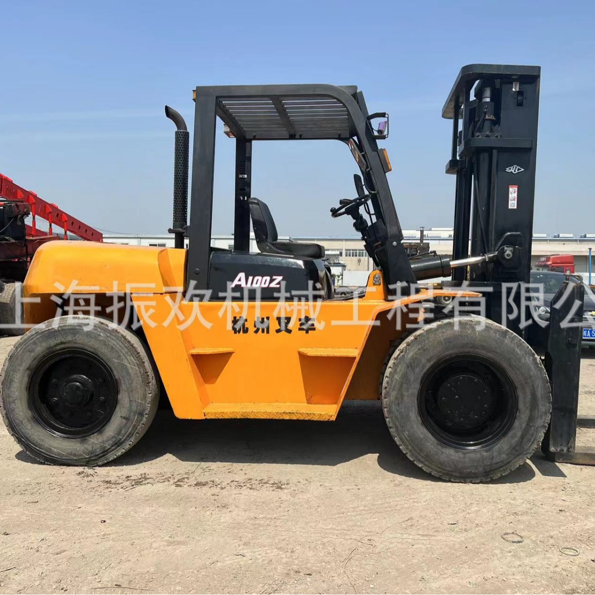 杭州10吨叉车二手杭叉10吨外贸专供出口海外搬运车四轮高效搬运
