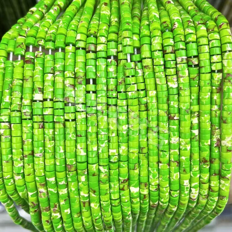 2*4mm天然石管珠隔片散珠玉髓青金水晶圆柱隔珠diy饰品配件批发|undefined