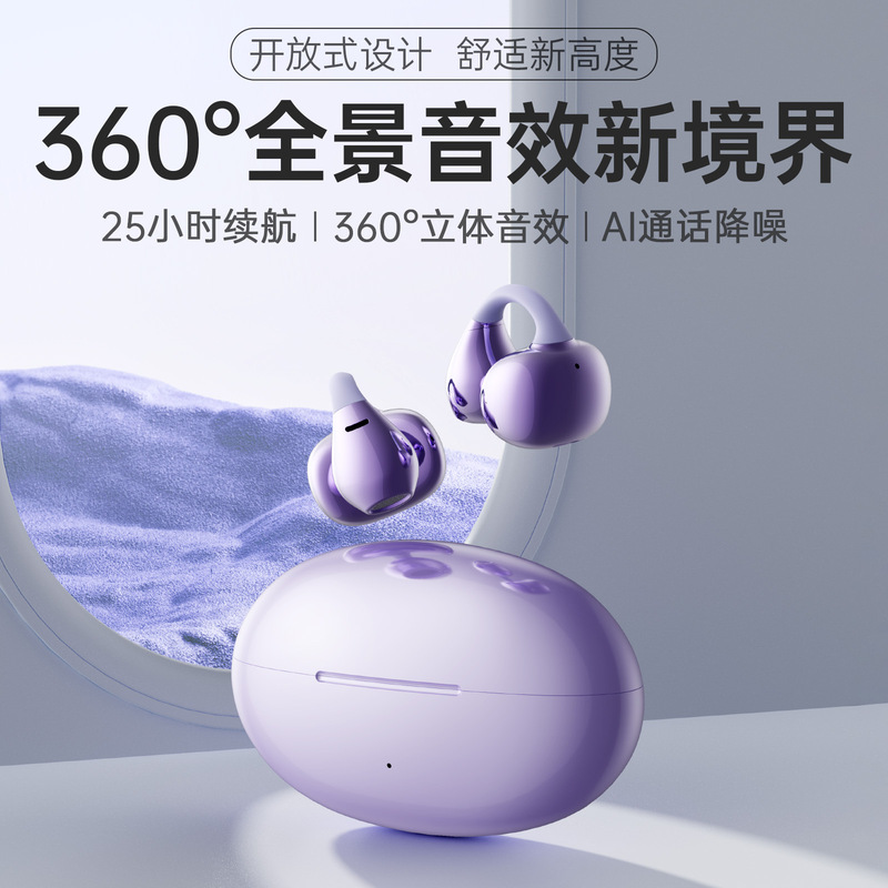 Sony's New Cross-Border 6.0 Realtek Chip Bluetooth Headset with Bone Sensing and Ultra-Long Battery Life, Sports Ear Clip Style