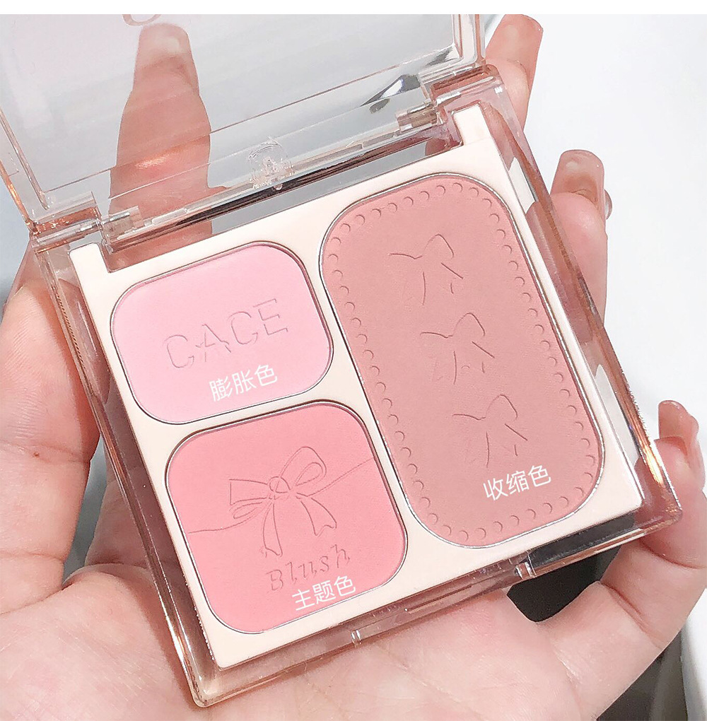 CACE's new "The Wizard of Oz" comprehensive blush palette, a set of three-color blush, natural and daily cross-border affordable wholesale undefined