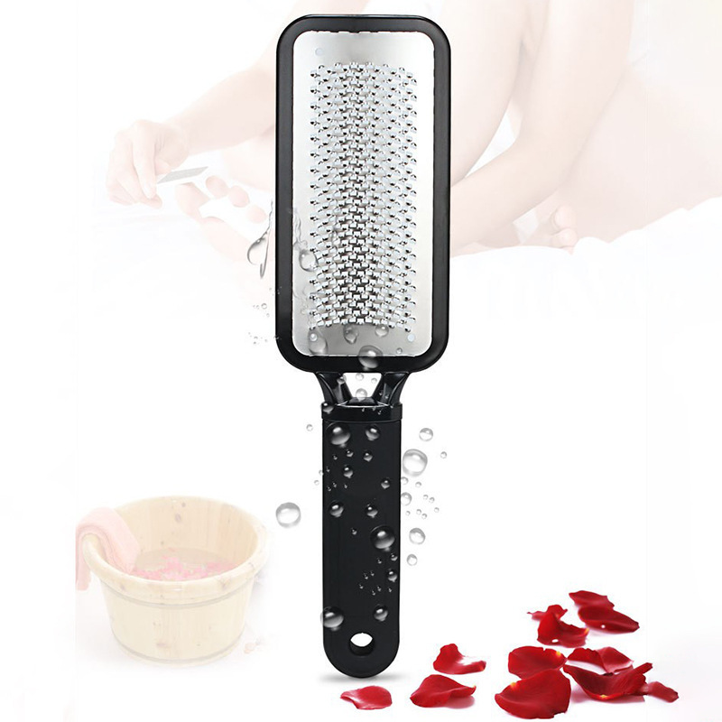 Cross-Border Stainless Steel Foot Scraper, Household Dead Skin Removal Pedicure Knife, Callus Repair and Skin Grinder, Convenient Foot Grinding Stone, Foot Scrubber