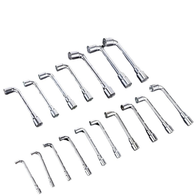 Fábrica directa de espejo L-codo llave multi-modelo multifunción llave hexagonal llave de tubería herramientas de hardware