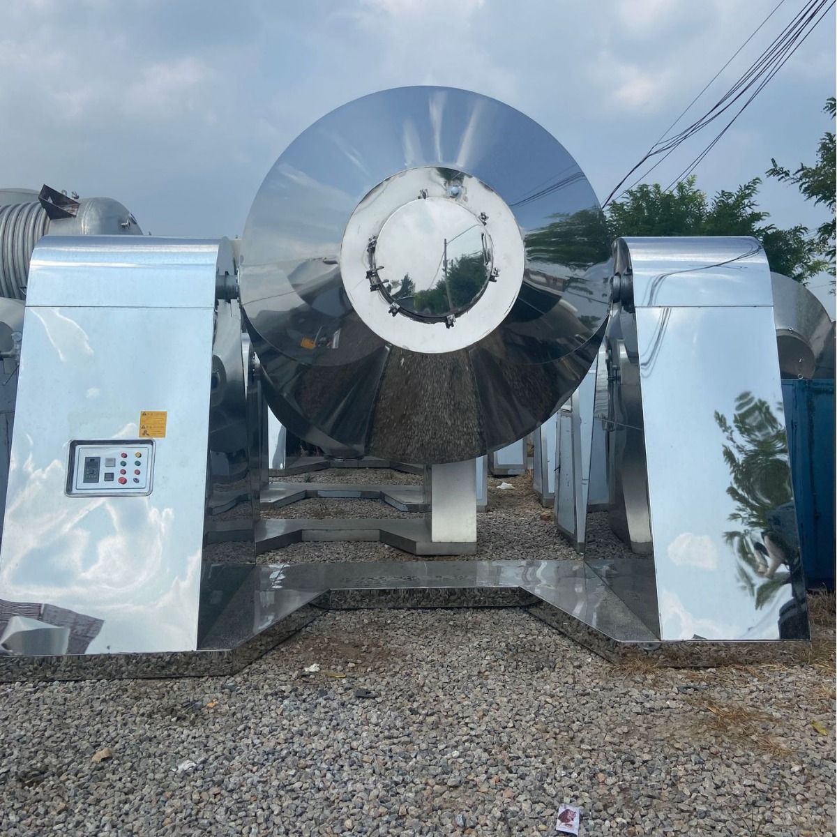 二手双锥干燥机 代乳粉回转真空干燥牛黄香料茶叶真空烘干设备