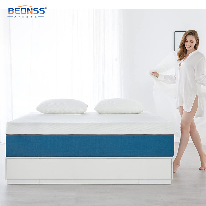 Three Layer Memory Foam Mattress Cover Breathable Cooling Gel Memory Foam Thickened Mattress