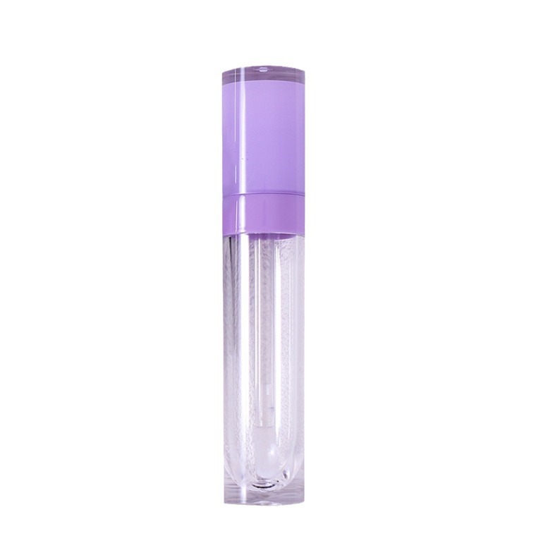 Spot envío gratis descuento esmalte de labios brillo de labios tubo vacío cabezal de cepillo de silicona botella multicolor bolsa cosmética de tubo redondo pequeño