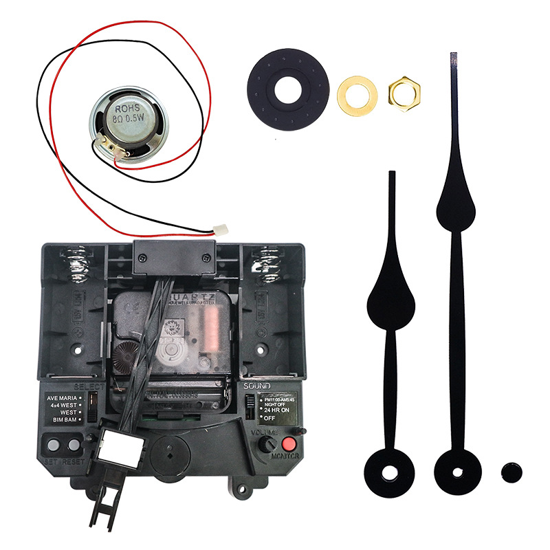 Sol marca Ximin templo 4 tipos de música hora temporizador integrado 300g swing reloj movimiento DIY reloj Accesorios