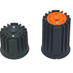 モジュール放熱器ledホテルランプ航空アルミ材mr16旋歯クリップ放熱器モジュール5w10w放熱器