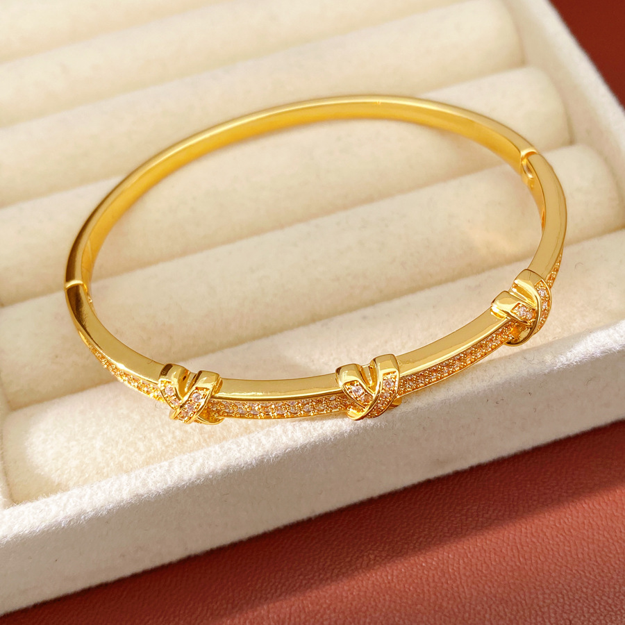 18 quilates de oro real, pulsera de pulsera