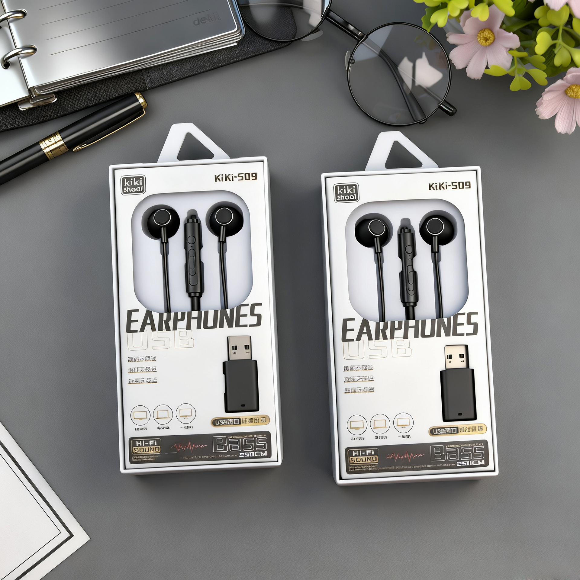 Long laptop, gaming headphones, 2.5m