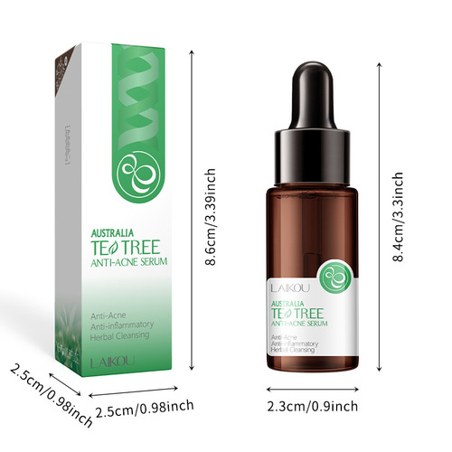 LAIKOU Tea Tree Essence 17ml Facial Moisturizing and Balancing Water and Oil Skin Care Products Manufacturer Source