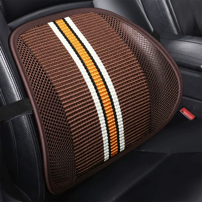 Car Seat Cushion with Steel Support, Waist support - noble-coffee