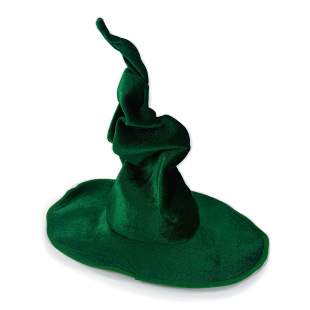 in stock halloween witch hat green velvet witch hat wizard headdress magician twist hat witch hat