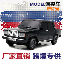 跨境1:12拉达遥控车带灯光玩具车仿真汽车模型男孩儿童玩具批发