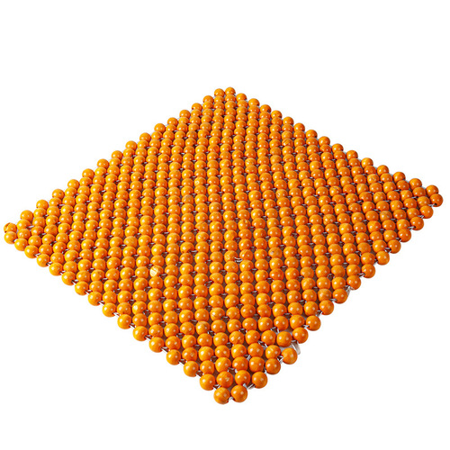 Car supplies car four-season cooling pad double line seat cushion seat cover car seat cushion 44*44CM car wooden bead seat cushion