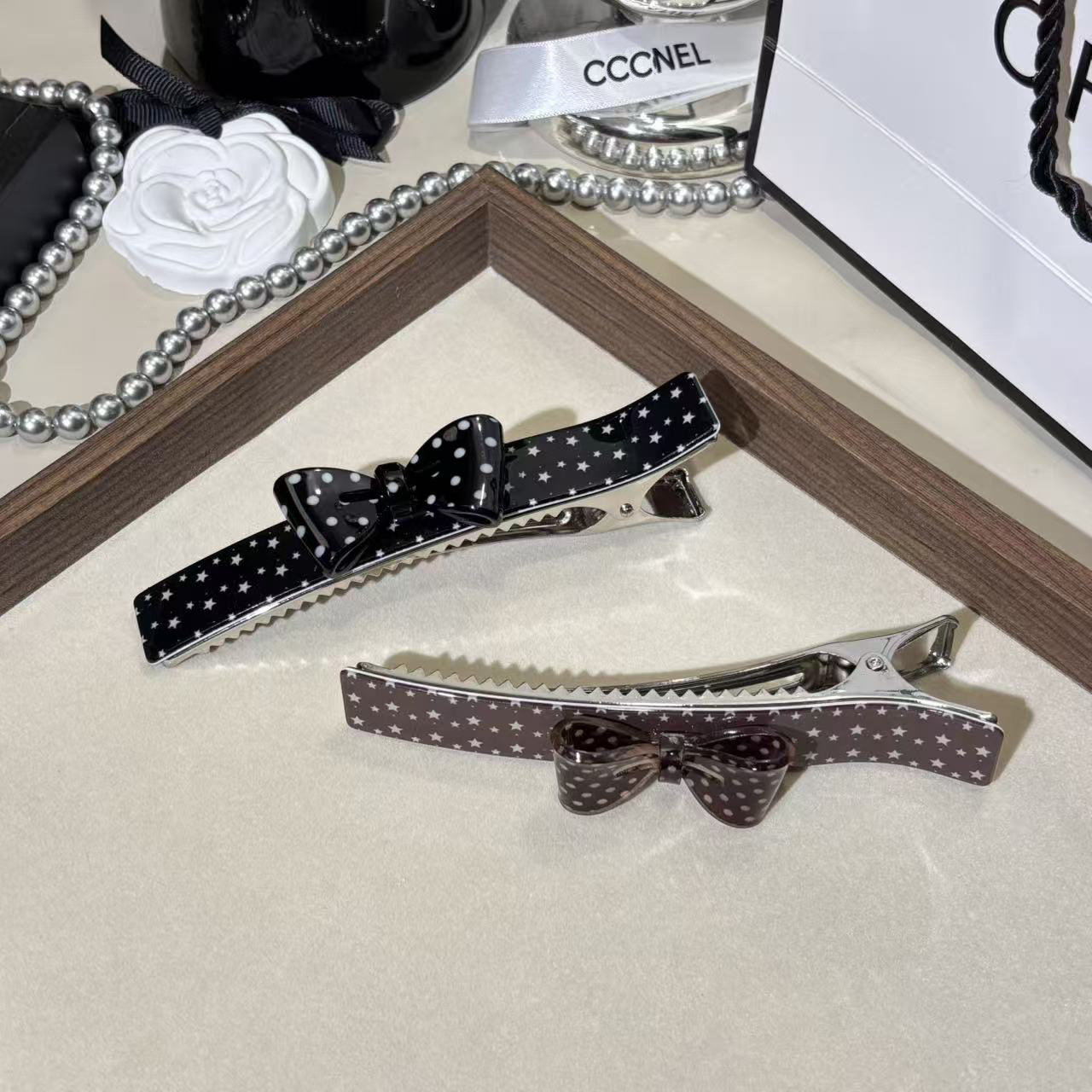 Acetate Original Hair Clip Premium Edge Clip Delicate Luxury Girl Hair Pin Korean Style Butterfly Back Head Duck Bill Clip