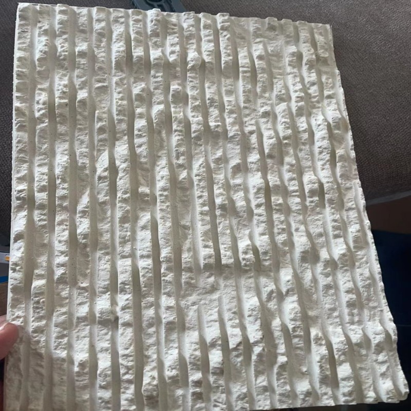 Piedra de patrón de tela suave, piedra flexible, porcelana blanda, línea gruesa, piedra blanda, pared interior y exterior, panel decorativo, pared de fondo, piedra de arrozal