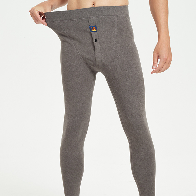 회색 남자-카멜 바지