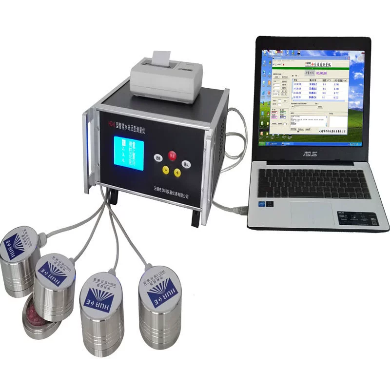 Активный измеритель пищевой влажности HD-6, измерительный блок измерения кривой, 4 датчика