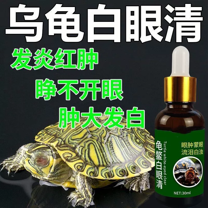 Специально для черепах с белой глазной болезнью, черепах и черепах с белыми глазами, красными глазами, слепыми глазами, воспалением, покраснением и отеком, закрытыми глазами, без открывания глаз, специально для удаления черепах с белыми глазами.
