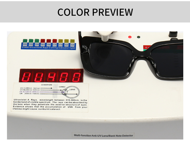 Cross border foreign trade new modern retro square frame sunglasses INS style street style big name sunglasses 9147_voghion.com