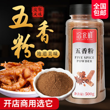 洽食鲜五香粉500g商用家用烹饪卤味炖菜炒菜烧烤调料五香味外撒料