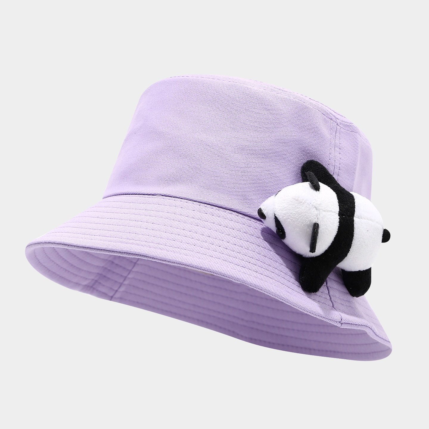 Versión coreana de la muñeca de dibujos animados lindo panda rojo sombrero de pescador hombres y mujeres japonés pequeño fresco moda dulce sombrero de lavabo sombrero para el sol
