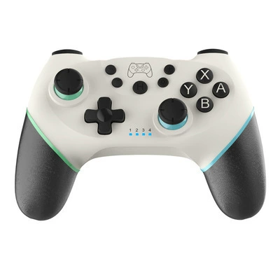 Беспроводной геймпад Switch Pro, 6‑осевой гироскоп, Bluetooth с wake‑up, двойная вибрация, эргономичный