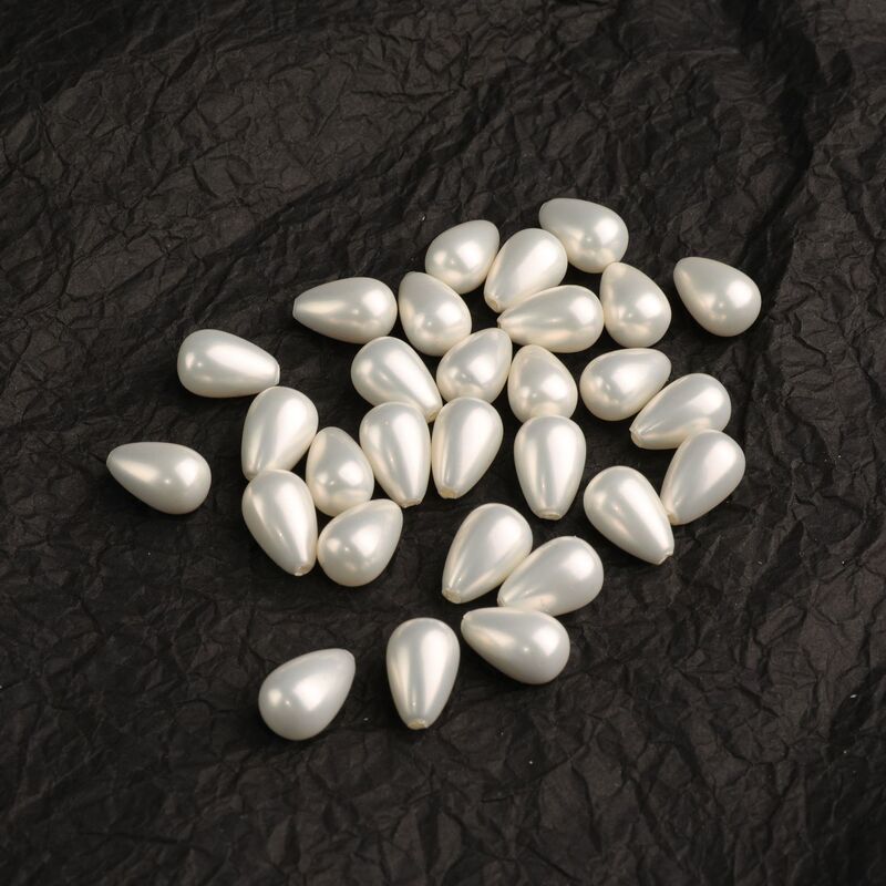 Factory direct supply a large number of shell Pearl various color drop shaped half hole shell beads DIY jewelry accessories loose beads wholesale Factory direct supply a large number of shell Pearl various color drop shaped half hole shell beads DIY jewelry accessories loose beads wholesale