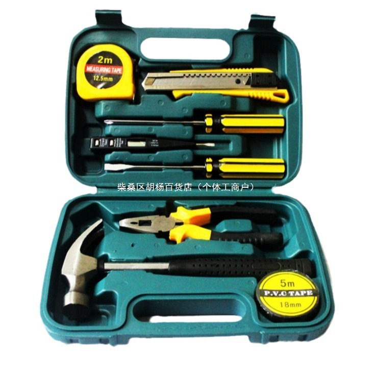 Kit de caja de herramientas de hardware doméstico multifuncional para reparación eléctrica combinación especial de llave de grado industrial pinza