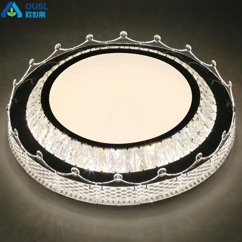 2021 New Crystal bedroom lamp LED living room ceiling lamp Crown lamps ancient town manufacturers wholesale room lighting 2021 New Crystal bedroom lamp LED living room ceiling lamp Crown lamps ancient town manufacturers wholesale room lighting