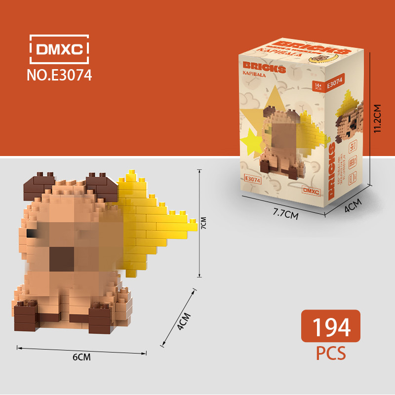 Modelo de Bloques de Construcción en Miniatura de Plástico DIY