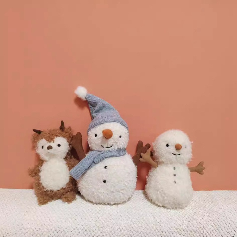 圣诞系列萨米小雪人玩偶圣诞节麋鹿毛绒玩具公仔装饰品儿童礼物女