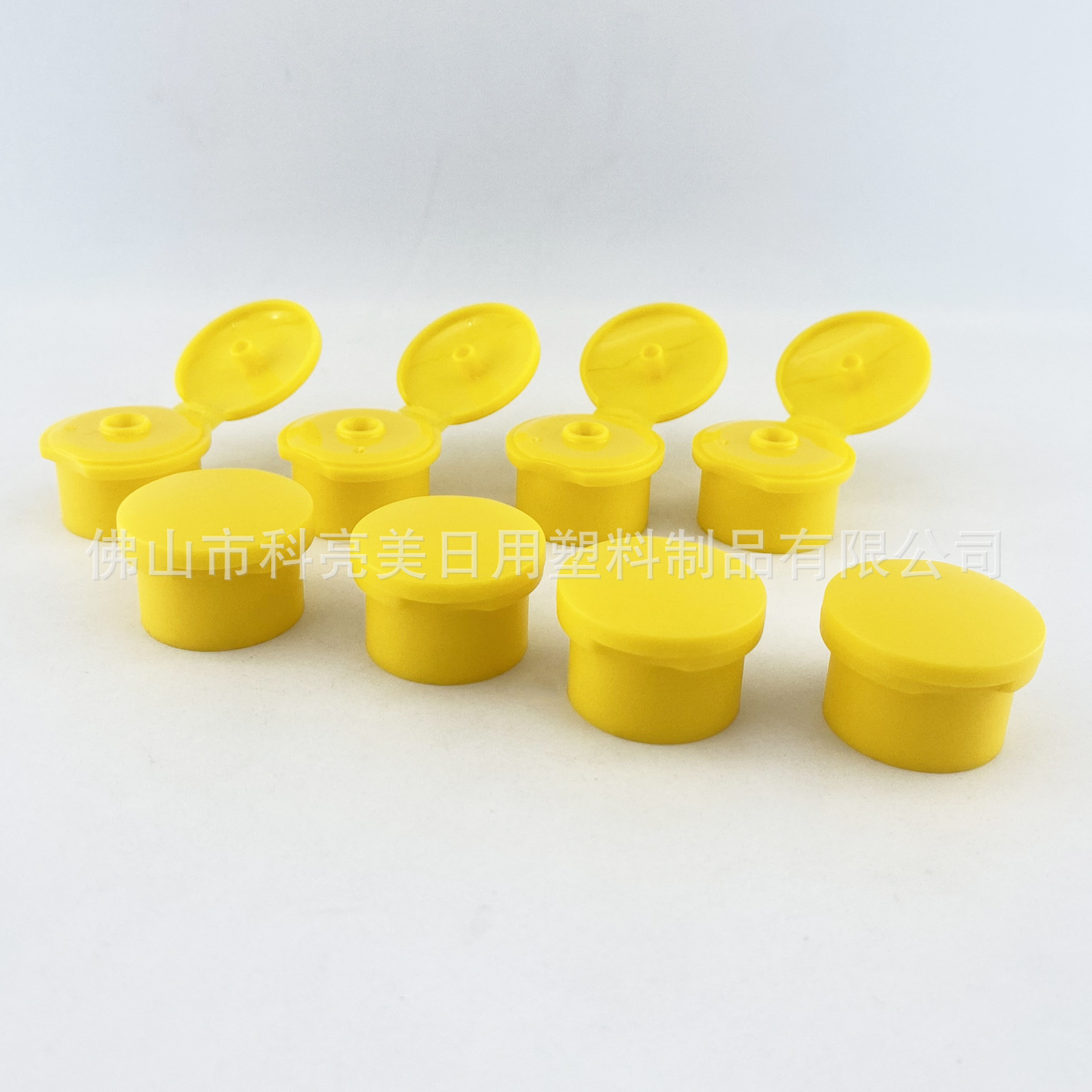 厂家磨砂圆顶塑料盖24牙伊卡璐盖子 24/410洗涤洗护塑料蝴蝶翻盖