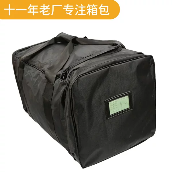 Black Oxford Cloth Quilt Storage Bag, Fire-Fighting Sports Bag, Large Capacity, Waterproof and Wear-Resistant Carrying Bag